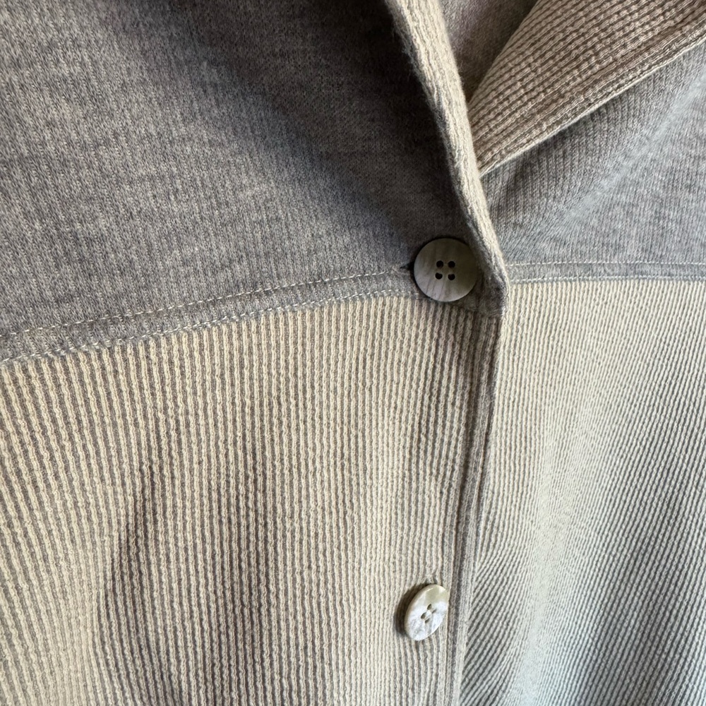 Melrose Studio Green Ribbed Cardigan - Picture 2 of 4